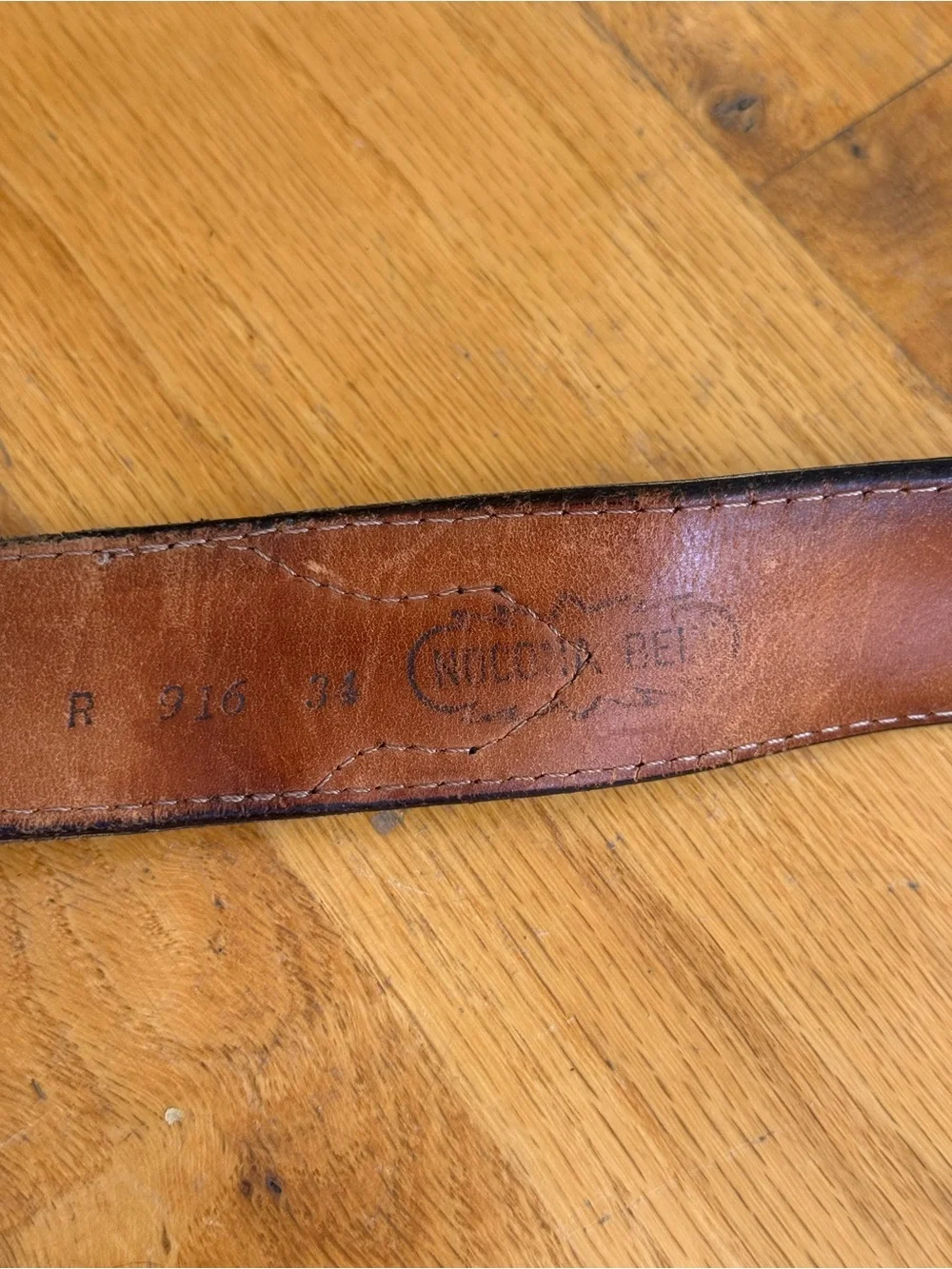 Vintage Nacona reptile, skin  belt